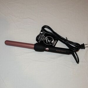 FOXYBAE 1" Curling Wand with Rose Gold Colored Barrel Hair Curling Tool NWOT
